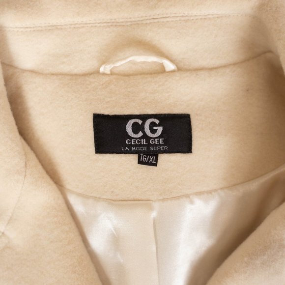 Cecil Gee Wool/Cashmere Coat size 16 - Picture 5 of 5